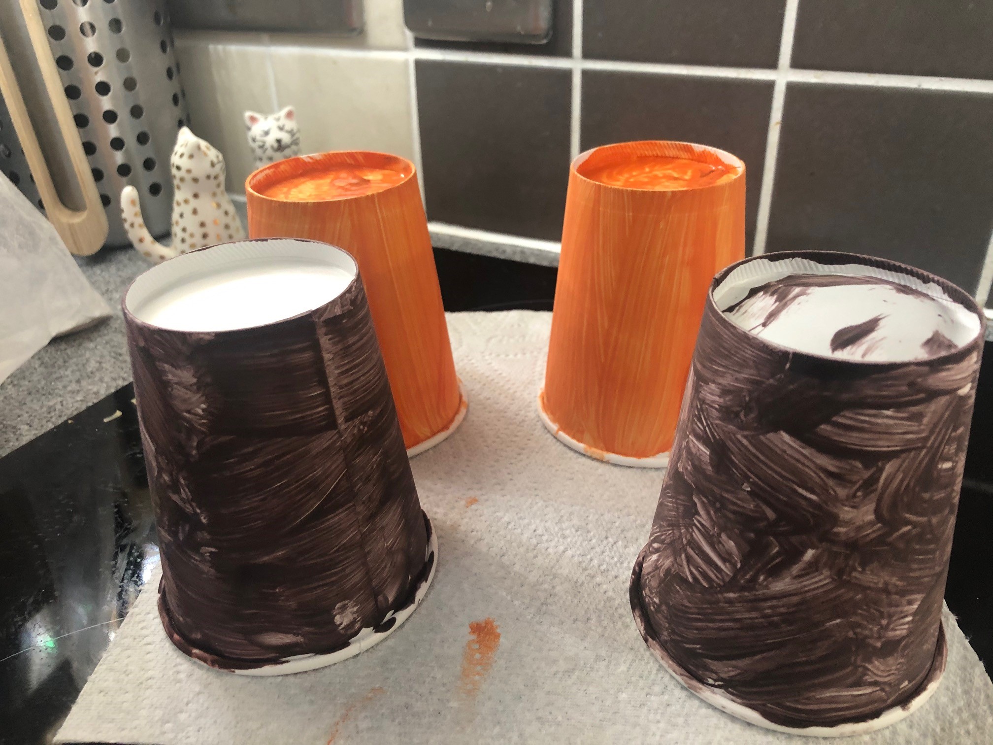 Paper Cup Animals – easy crafts with children – Mini Moo Life